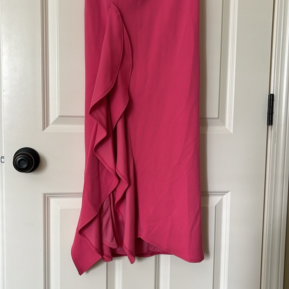 Katie May (NWT) strapless ruffle pink cocktail dress - Picture 6 of 10